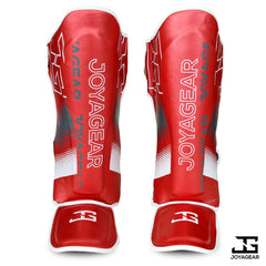 The Joyagear "Evolution" Shinguards - Red-White