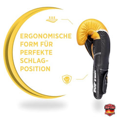 TOP TEN Boxhandschuhe 4select aus Leder | Echtleder Gloves| 10 – 16 oz