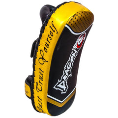 Dragon do 40375-L Slant Professional Thai Pad Set (Paar) Handgefertigtes Echtes Rindsleder