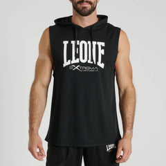 LIGHTWEIGHT LOGO HOODED SLEEVELESS SWEATSHIRT
