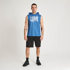 LIGHTWEIGHT LOGO HOODED SLEEVELESS SWEATSHIRT