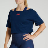 LOGO WACS CROP T-SHIRT