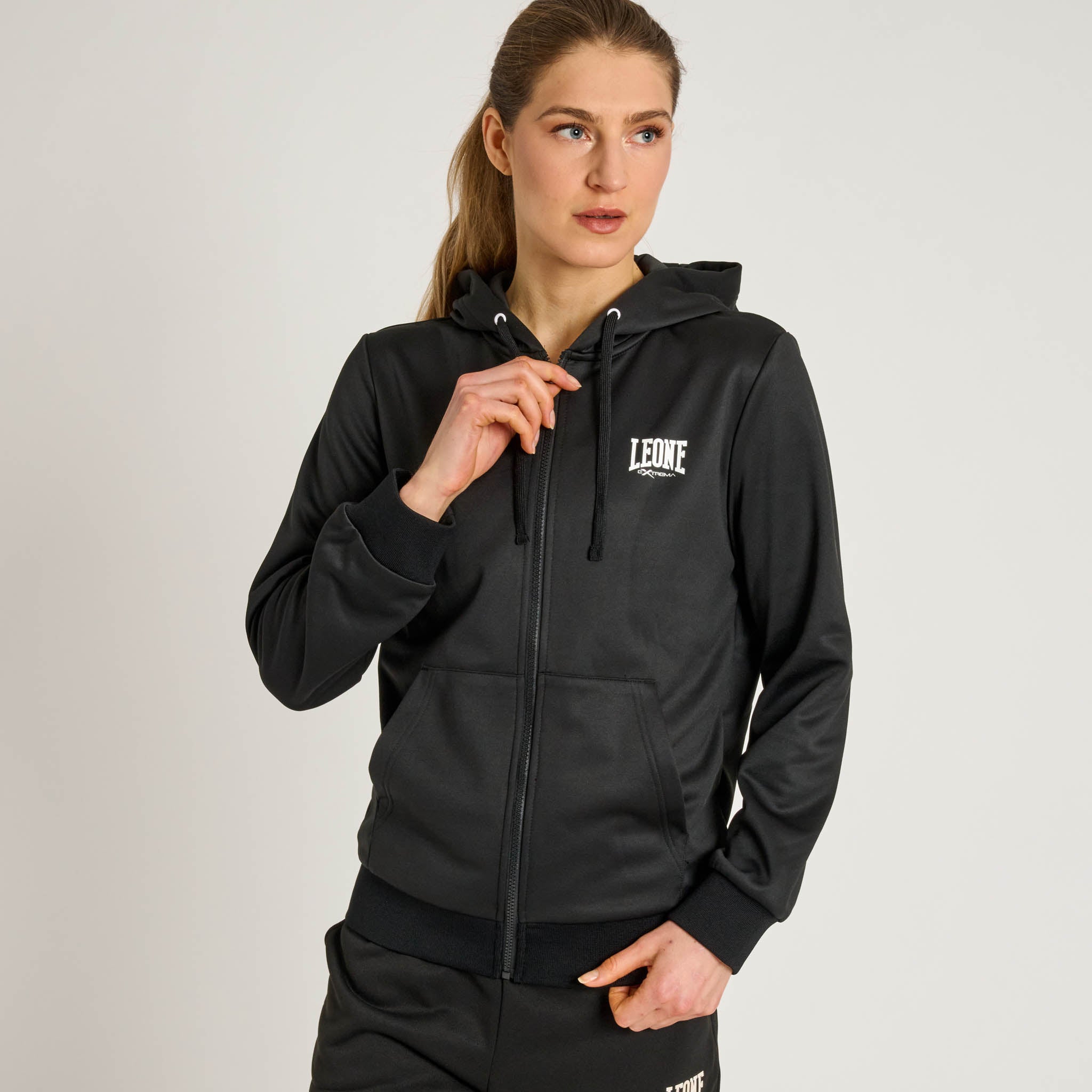 LIGHTWEIGHT LOGO HOODED SWEATSHIRT