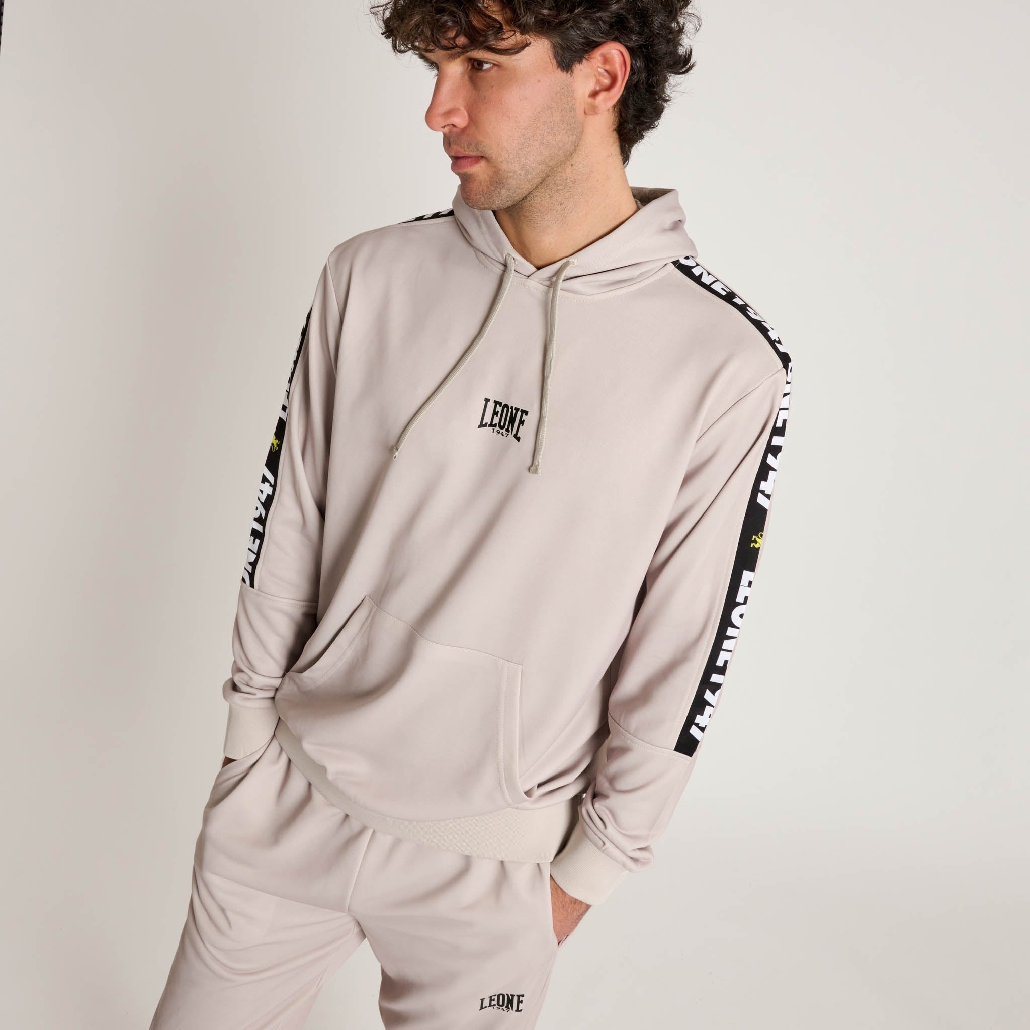 LIGHTWEIGHT STRIPE 47 HOODED SWEATSHIRT