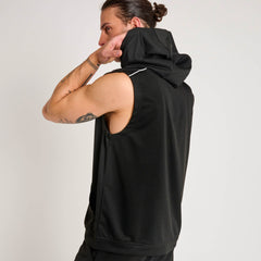 LIGHTWEIGHT CLASSIC HOODED SLEEVELESS SHIRT