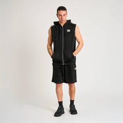 LIGHTWEIGHT CLASSIC HOODED SLEEVELESS SHIRT