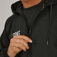 HOODED SWEATSHIRT MELANGE