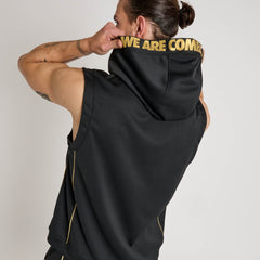 DNA HOODED SLEEVELESS SWEATSHIRT