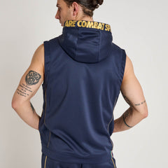 DNA HOODED SLEEVELESS SWEATSHIRT