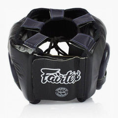 Kopfschutz Fairtex Diagonal Vision Sparring HG13 Schwarz-Blau