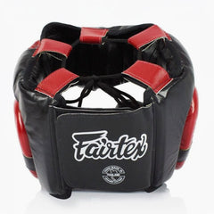 Kopfschutz Fairtex Diagonal Vision Sparring HG13 Schwarz-Rot