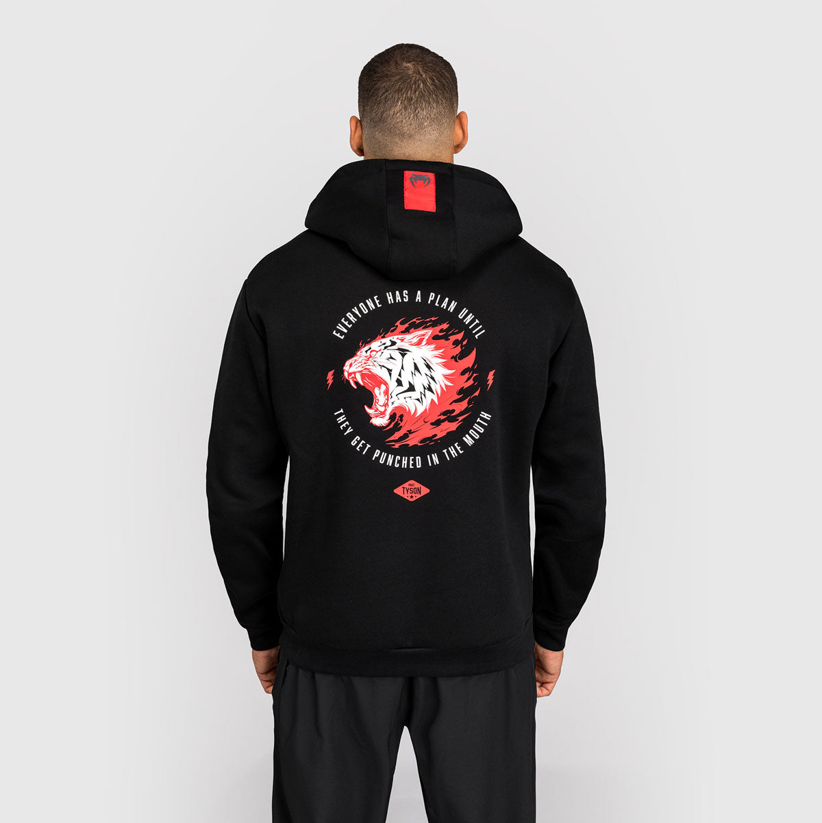Sweatshirt Venum x Mike Tyson Tiger mit Kapuze Schwarz