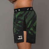 Joyagear Elite High Split MMA Short Green
