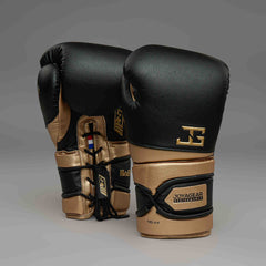 JOYAGEAR PERFORMANCE V2 LACES BOXING GLOVES Black/gold
