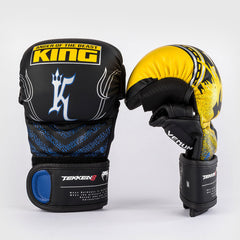 MMA-Handschuhe Tekken 8 King Schwarz-Gelb