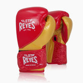Boxhandschuhe Cleto Reyes High Precision Training CE7 Rot-Gold