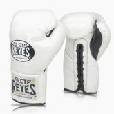 Boxhandschuhe Cleto Reyes Professionelle CB2 Weiß mit Schnürung