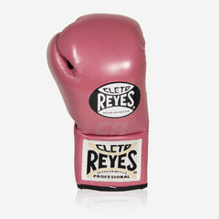 Boxhandschuhe Cleto Reyes Professionelle CB2 Rosa-Schwarz mit Schnürung