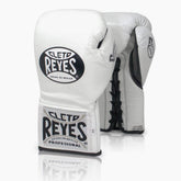 Boxhandschuhe Cleto Reyes Safetec CB4 Weiß mit Schnürung
