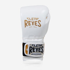 Boxhandschuhe Cleto Reyes Sparring CE6 Weiß-Gold Sonderedition