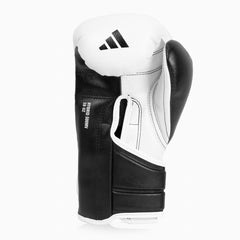 Boxhandschuhe Adidas Hybrid 500 Pro mit Klettverschluss Weiß-Schwarz