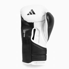 Boxhandschuhe Adidas Hybrid 500 Pro mit Klettverschluss Weiß-Schwarz