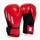 Boxhandschuhe Adidas Speed Tilt 200 WAKO 10 Oz Rot-schwarz-silber
