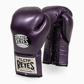 Boxhandschuhe Cleto Reyes Professionelle CB2 Viola mit Schnürung