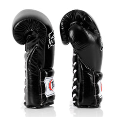Boxhandschuhe Fairtex PRO Training Mexican Stil BGL7 Schwarz