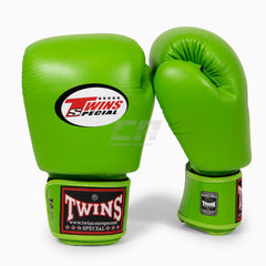 Twins Special Muay-Thai-Handschuhe BGVL3 Limette