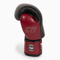 Twins Special Muay-Thai-Handschuhe BGVL3 Schwarz-Weinrot