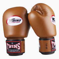 Twins Special Muay-Thai-Handschuhe BGVL3 Retro Braun