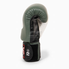 Twins Special Muay-Thai-Handschuhe BGVL4 Schwarz-grün-weiß