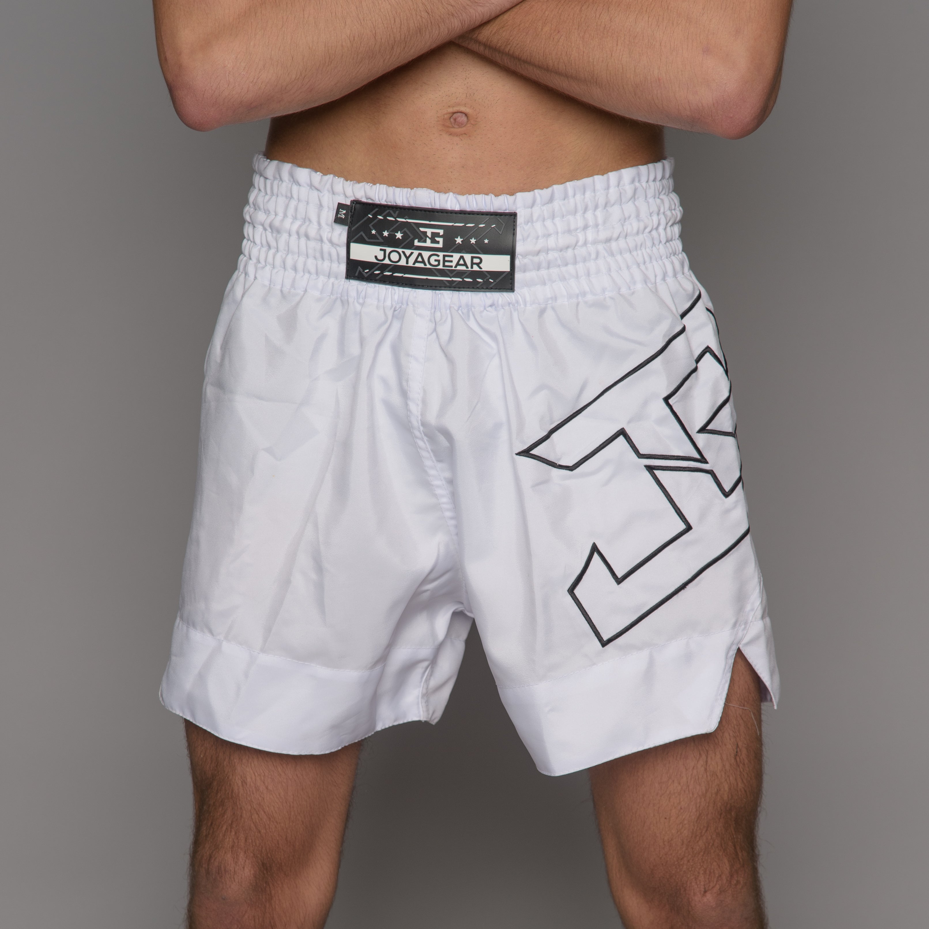 Joyagear Strike Muay Thai Shorts Men White