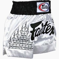 Fairtex Kick-Thai Shorts BS0637 Weißer Thai-Talisman