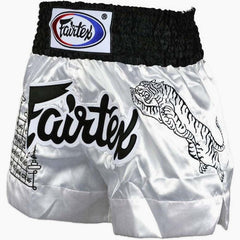 Fairtex Kick-Thai Shorts BS0637 Weißer Thai-Talisman