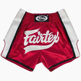 Fairtex Kick-Thai Shorts BS1704 Rot-Weiß