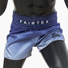 Fairtex Kick-Thai Shorts BS1905 Fade Blau