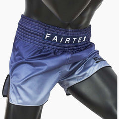 Fairtex Kick-Thai Shorts BS1905 Fade Blau