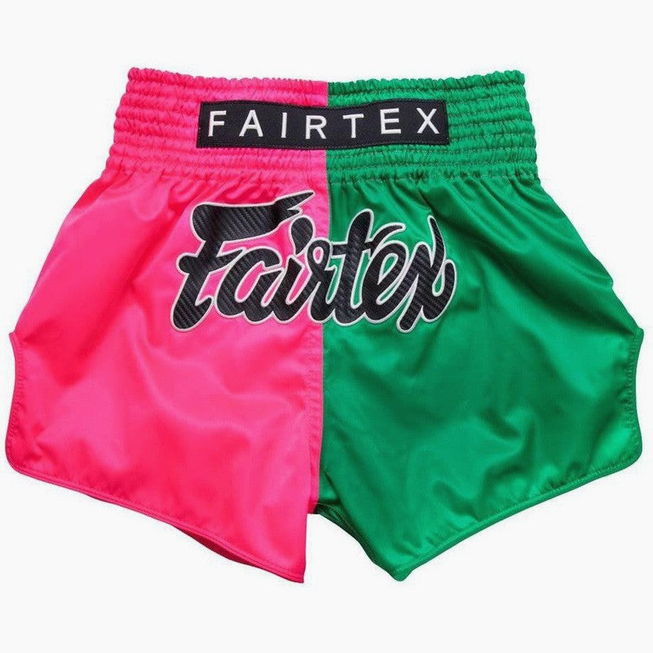 Fairtex Kick-Thai Shorts BS1911 Rosa-Grün