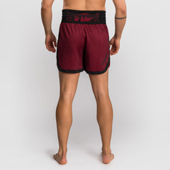 Venum Assassin's Creed Shadows Kick-Thai-Shorts Burgunder-Schwarz