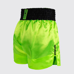 Venum Classic Evo Kick-Thai-Shorts Neon-Gelb-Schwarz