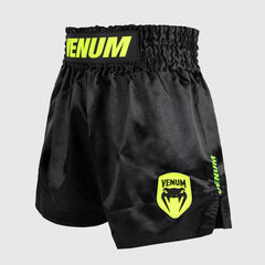 Venum Classic Evo Kick-Thai-Shorts Schwarz-Neon-Gelb