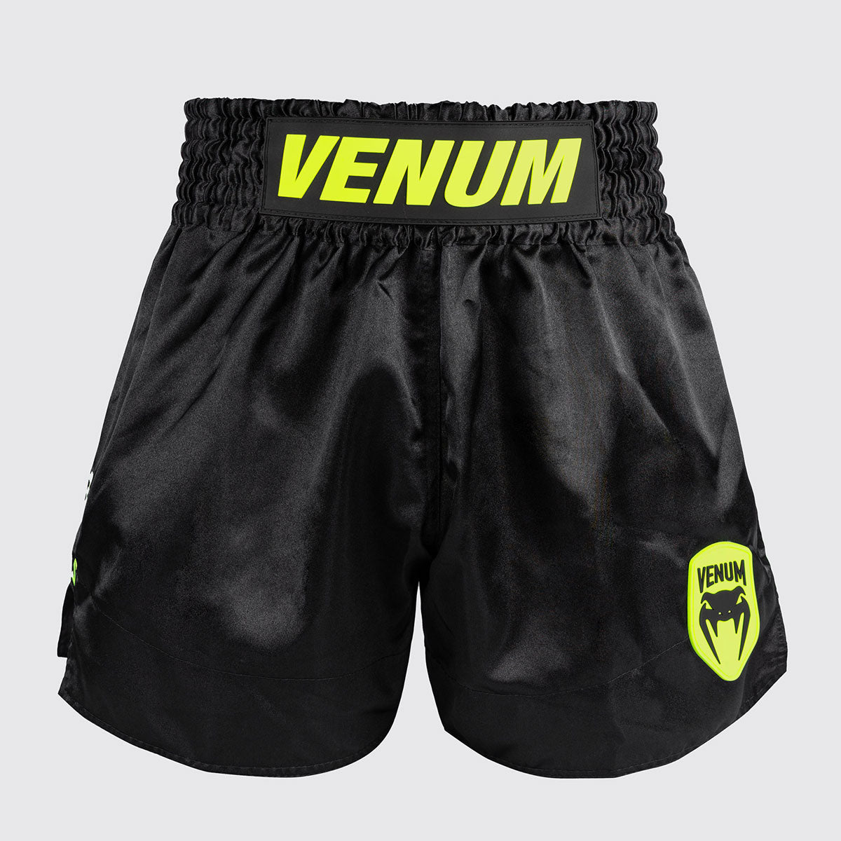 Venum Classic Evo Kick-Thai-Shorts Schwarz-Neon-Gelb