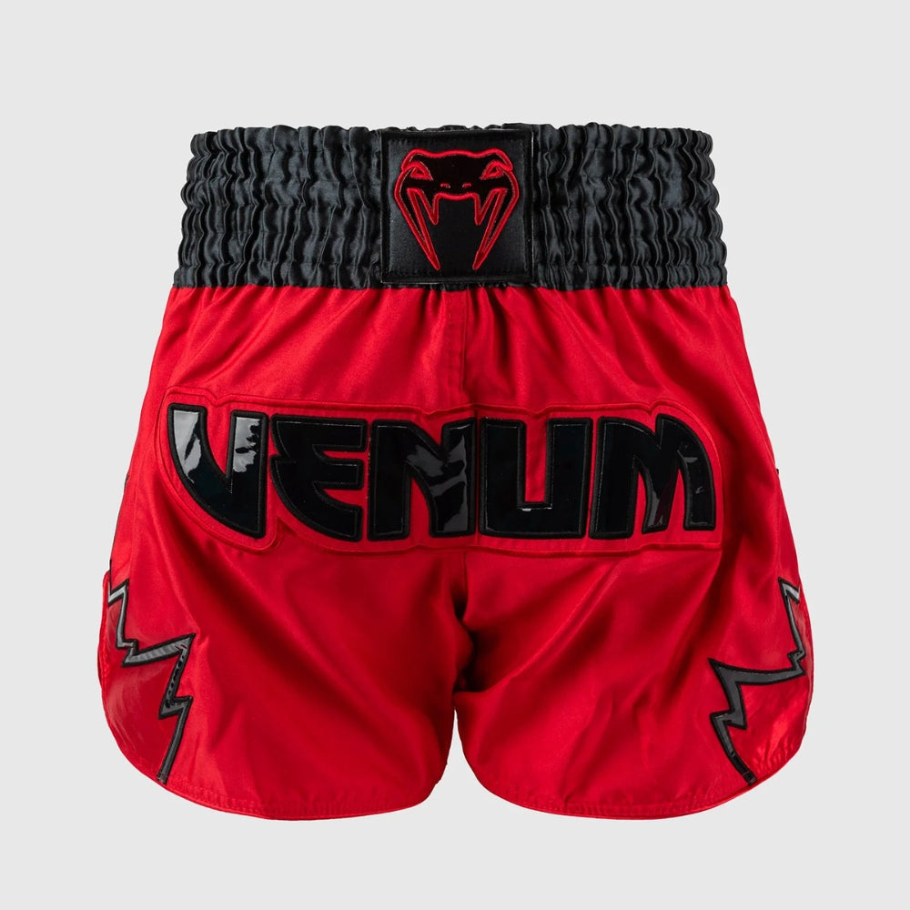 Venum Inferno 2.0 Kick-Thai-Shorts Rot-Grau-Schwarz