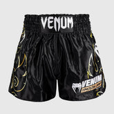 Venum VTC Flammen Kick-Thai-Shorts Schwarz-Gold