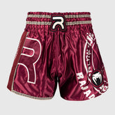 Venum x Rajadamnern Kick-Thai-Shorts Burgunderrot