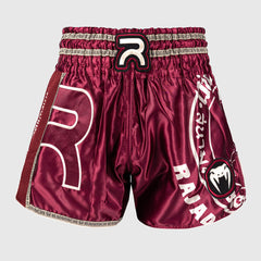 Venum x Rajadamnern Kick-Thai-Shorts Burgunderrot