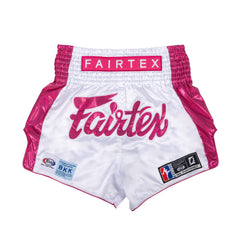 Shorts kick-thai Fairtex Pink Strike Limitierte Auflage