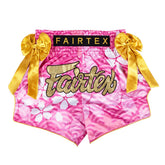 Shorts kick-thai Fairtex Sakura Limitierte Auflage